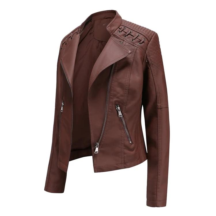 New Motorcycle Suits Pu Leather Jackets Short Winter Coat Women Clothing Plus Size Jackets, Red, khaki, green, black, pink,yellow, white, blue, gray, skin, coffee
New Motorcycle Suits Pu Leather Jackets Short Winter Coat Women Clothing Plus Size Jackets, Red, khaki, green, black, pink,yellow, white, blue, gray, skin, coffee