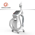 Medical CE ISO approved beauty equipment intense pulsed light hair removal diode laser+IPL+RF+Nd yag