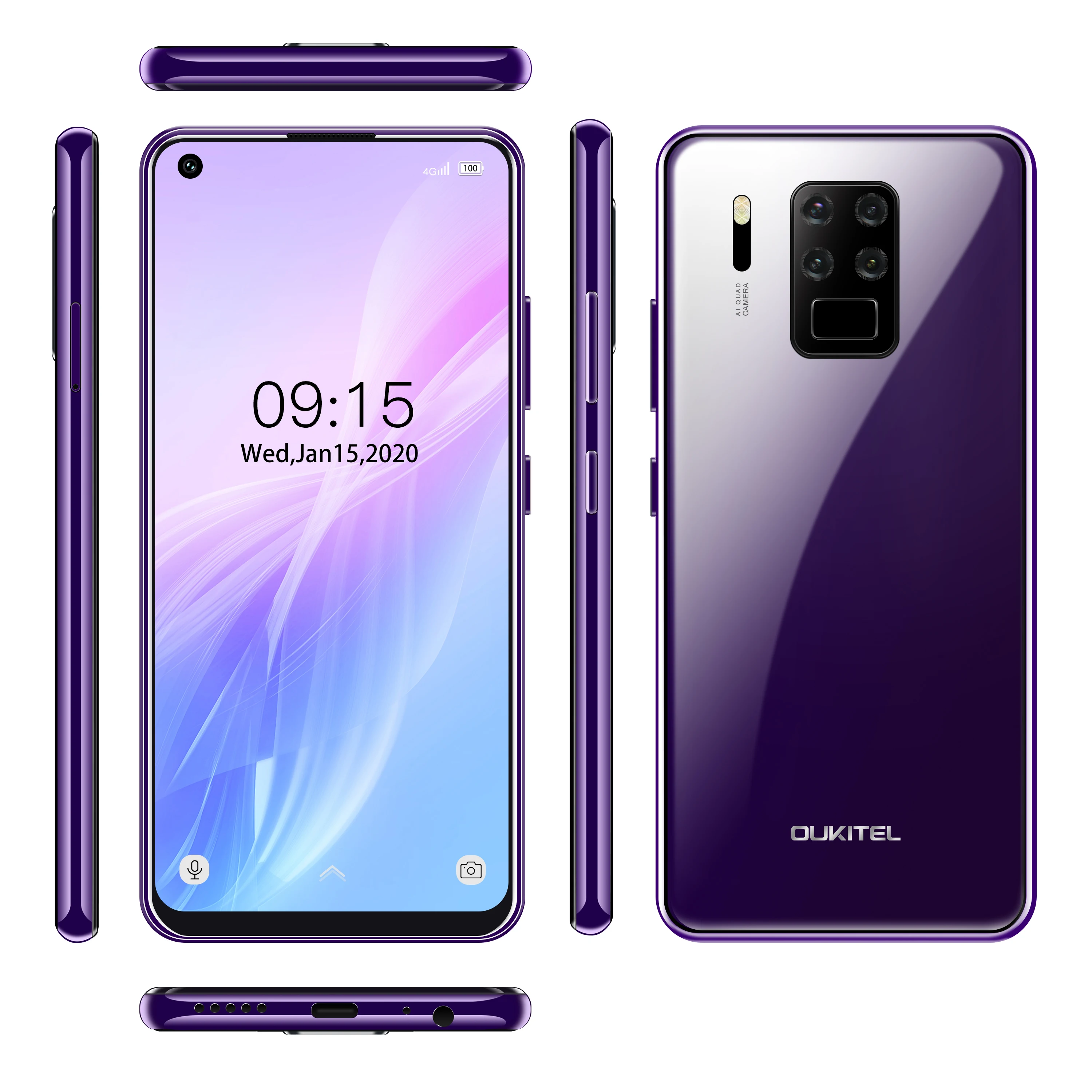 Wholesale OUKITEL C18 Pro 6.55" Display 4000mAh Octa Core Android 9.0 MT6757 4GB 64GB 4 Rear Cameras Face ID Fingerprint
Wholesale OUKITEL C18 Pro 6.55" Display 4000mAh Octa Core Android 9.0 MT6757 4GB 64GB 4 Rear Cameras Face ID Fingerprint