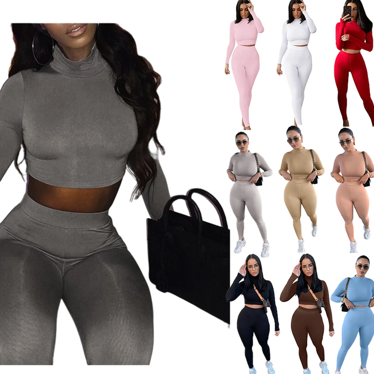 casual solid two piece pants jogger set women two piece outfits clothing 2 piece fall set women knitted two piece leggings set
casual solid two piece pants jogger set women two piece outfits clothing 2 piece fall set women knitted two piece leggings set