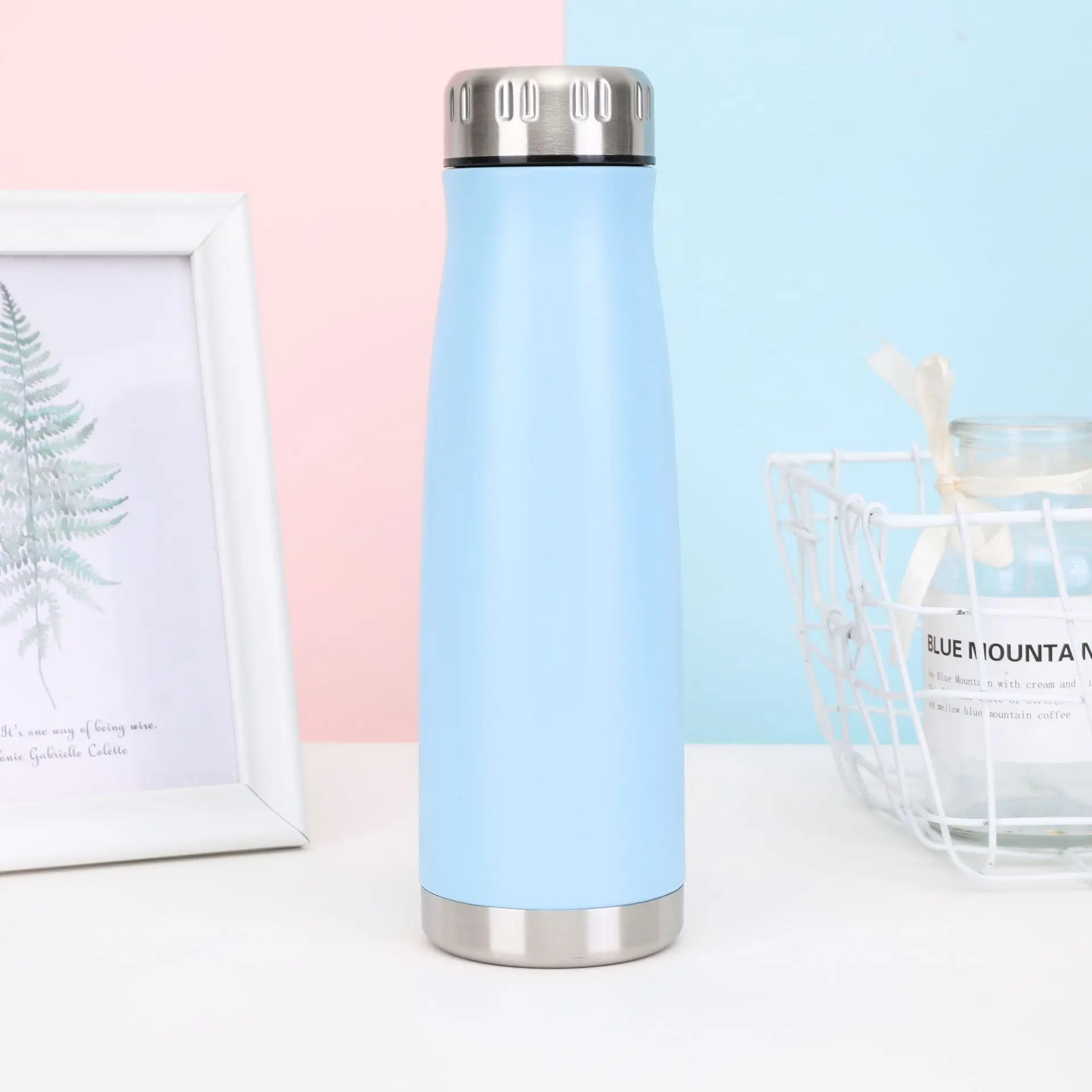 Wholesale insulated water flask double wall thermal bottle stainless steel
Wholesale insulated water flask double wall thermal bottle stainless steel