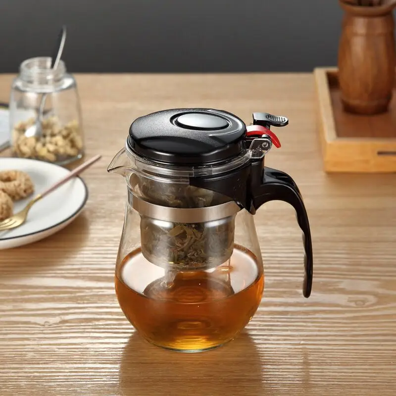 Clear Teapot Glass 100 Percent 500ml Handmade Direct Heating Glass Teapot Glass Tea Pot With Infuser, Transparent
Clear Teapot Glass 100 Percent 500ml Handmade Direct Heating Glass Teapot Glass Tea Pot With Infuser, Transparent