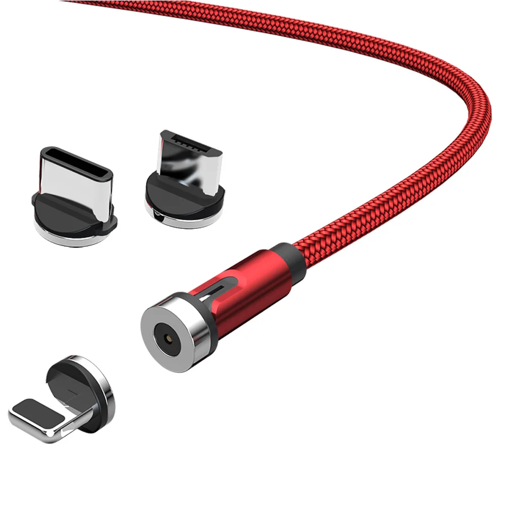 540 Degree Rotate Cell Phone Fast Charging 3 In 1 2.4A All Purpose Cable Usb Data Line Magnetic Charging Cable, Black/red/silver
540 Degree Rotate Cell Phone Fast Charging 3 In 1 2.4A All Purpose Cable Usb Data Line Magnetic Charging Cable, Black/red/silver