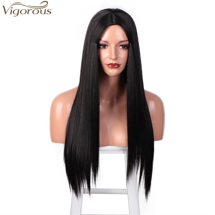 Vigorous Long Straight Wig For Black Women Black Natural Hairline Middle Part Cosplay Synthetic Wig Heat Resistant Hair Wig
Vigorous Long Straight Wig For Black Women Black Natural Hairline Middle Part Cosplay Synthetic Wig Heat Resistant Hair Wig