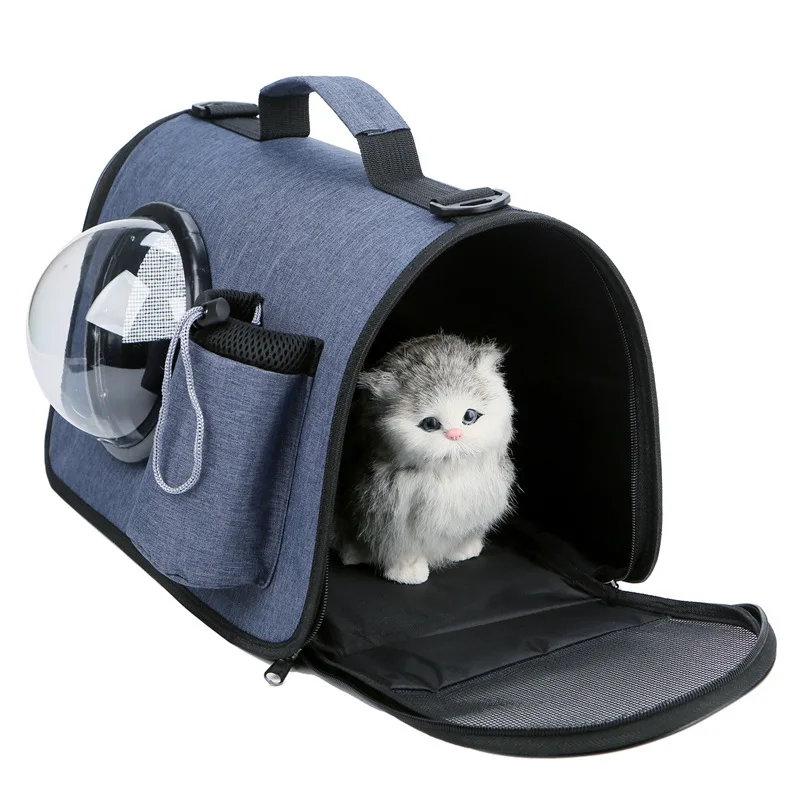 Transparent breathable design pet dog cat bag cross-body folding pet bag outdoor travel walking pet bag, Gray,blue,pink,camouflage
Transparent breathable design pet dog cat bag cross-body folding pet bag outdoor travel walking pet bag, Gray,blue,pink,camouflage
