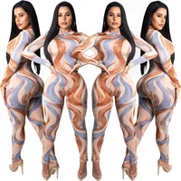 B91688 Fashion amazon hot sale high collar jumpsuit printed sexy bodycon jumpsuit and rompers 2019 Autumn clothes
B91688 Fashion amazon hot sale high collar jumpsuit printed sexy bodycon jumpsuit and rompers 2019 Autumn clothes