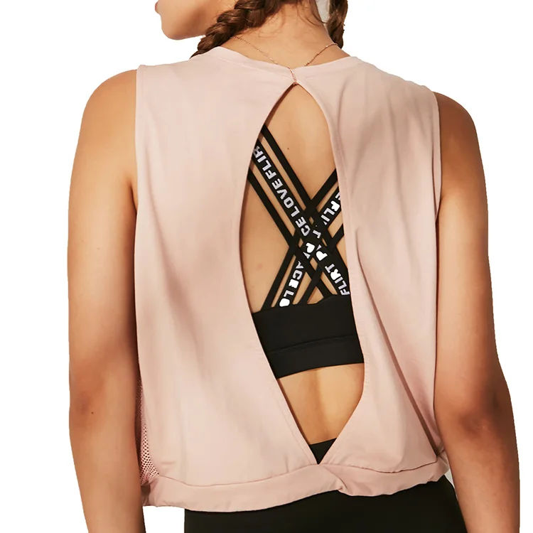 Sexy Backless Women Sports Yoga Top Gym T Shirt Sleeveless Women Running Tank, Can do as your require
Sexy Backless Women Sports Yoga Top Gym T Shirt Sleeveless Women Running Tank, Can do as your require