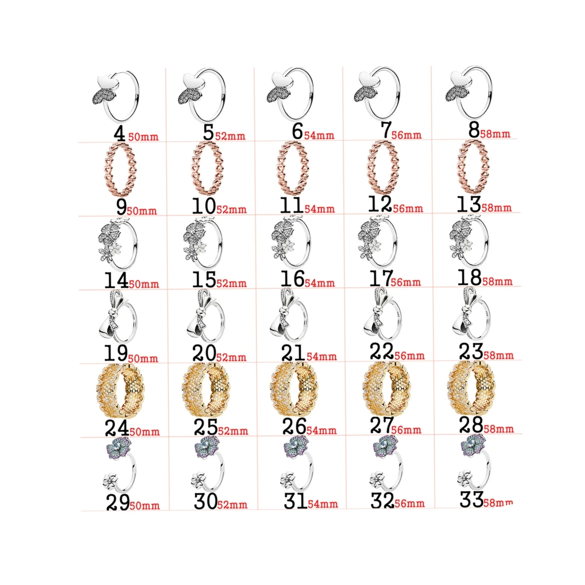 925 Silver Rose Gold Heart Charm Series Original Jewellery for Women's Anniversary 
925 Silver Rose Gold Heart Charm Series Original Jewellery for Women's Anniversary