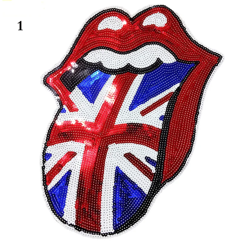 Big tongue Sequin embroidery accessories clothing accessories shoe back packaging accessories Sequin patch
Big tongue Sequin embroidery accessories clothing accessories shoe back packaging accessories Sequin patch