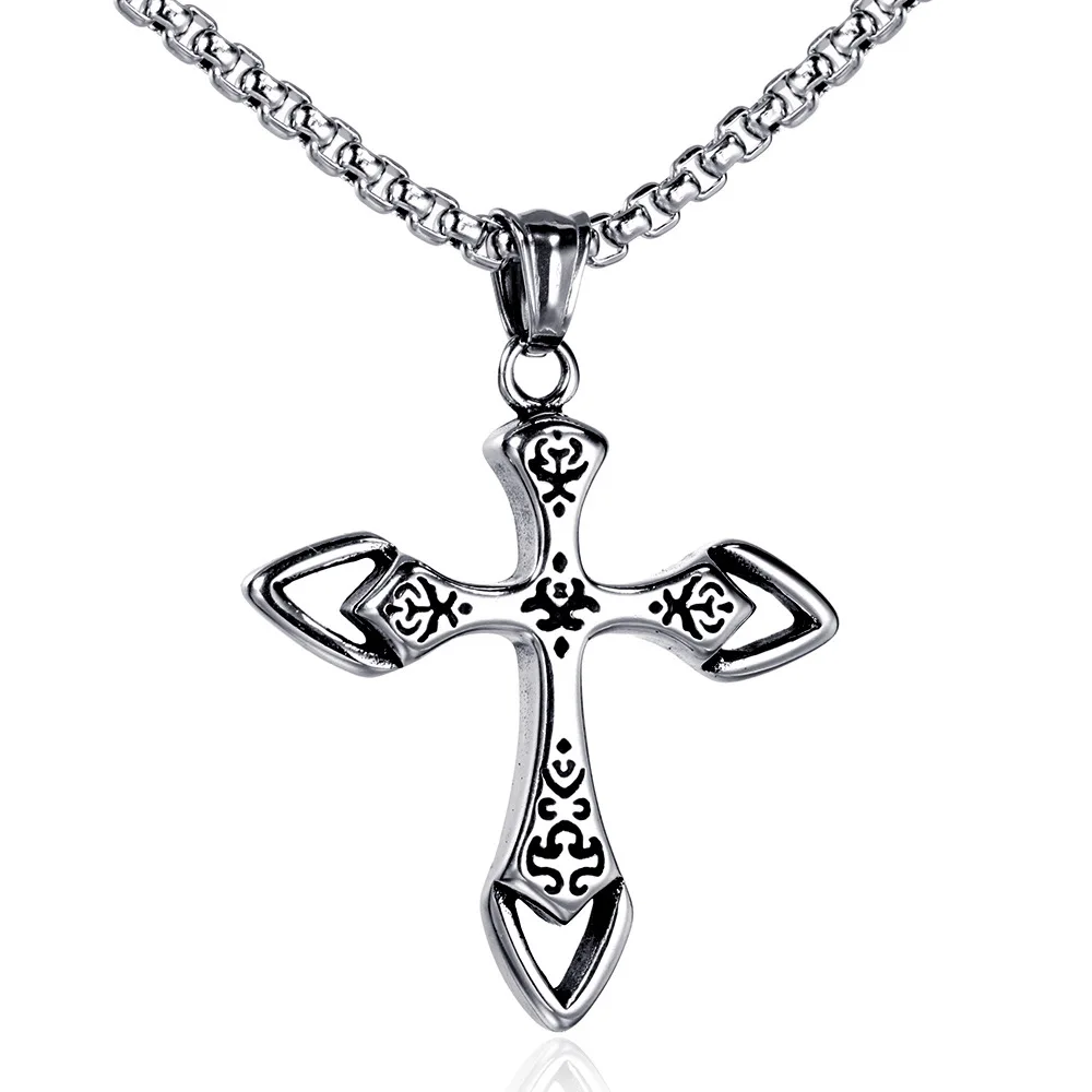 2022 Punk jewelry surgical stainless steel pendant skull cross European and American personality popular necklace
2022 Punk jewelry surgical stainless steel pendant skull cross European and American personality popular necklace