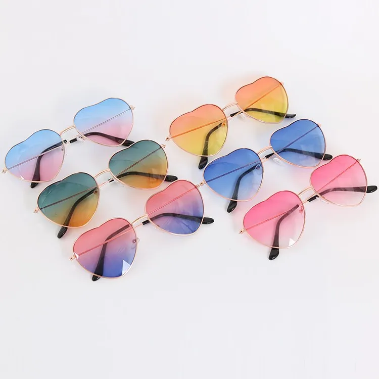 New Fashion Metal Heart Shaped Sunglasses Lolita Love Heart Sunglasses For Women Girls Beach Party Wear, 5 colors
New Fashion Metal Heart Shaped Sunglasses Lolita Love Heart Sunglasses For Women Girls Beach Party Wear, 5 colors