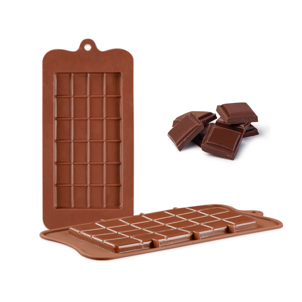 24 Grid Square Chocolate Mold Bar Block Ice Platinum Silicone Cake Candy Sugar-Bake Mould, Customized
24 Grid Square Chocolate Mold Bar Block Ice Platinum Silicone Cake Candy Sugar-Bake Mould, Customized