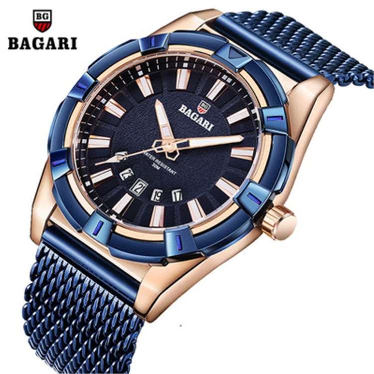 BAGARI watch 30M Waterproof Night Luminous Quartz Watches Casual Japanese m quartz watch stainless steel belt 2021
BAGARI watch 30M Waterproof Night Luminous Quartz Watches Casual Japanese m quartz watch stainless steel belt 2021