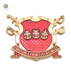Custom USN Gold Metal Craft Souvenir Sword Red Challenge Coin