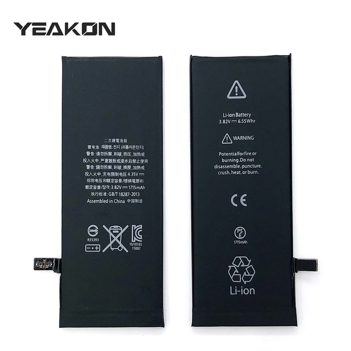 YEAKON Battery Genuine Cell Phone Battery Compatible for Phone 6S Battery Replacement 1715mAh Brand New Full Capacity
YEAKON Battery Genuine Cell Phone Battery Compatible for Phone 6S Battery Replacement 1715mAh Brand New Full Capacity