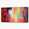 Dafen Handpainted Abstract Oil Painting Art Works Canvas Acrylic Paint Painting Living Room Home Decoration Mural Framed Canvas