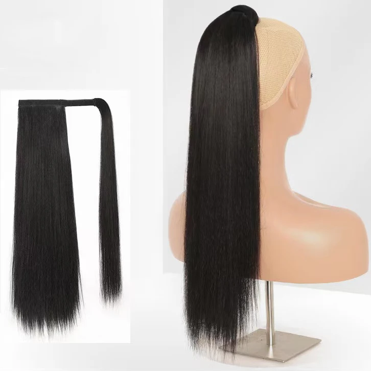 New fashion Long Straight High Temperature Fiber Synthetic Hair Extensions black Pony Tail Hair Drawstring Ponytails
New fashion Long Straight High Temperature Fiber Synthetic Hair Extensions black Pony Tail Hair Drawstring Ponytails