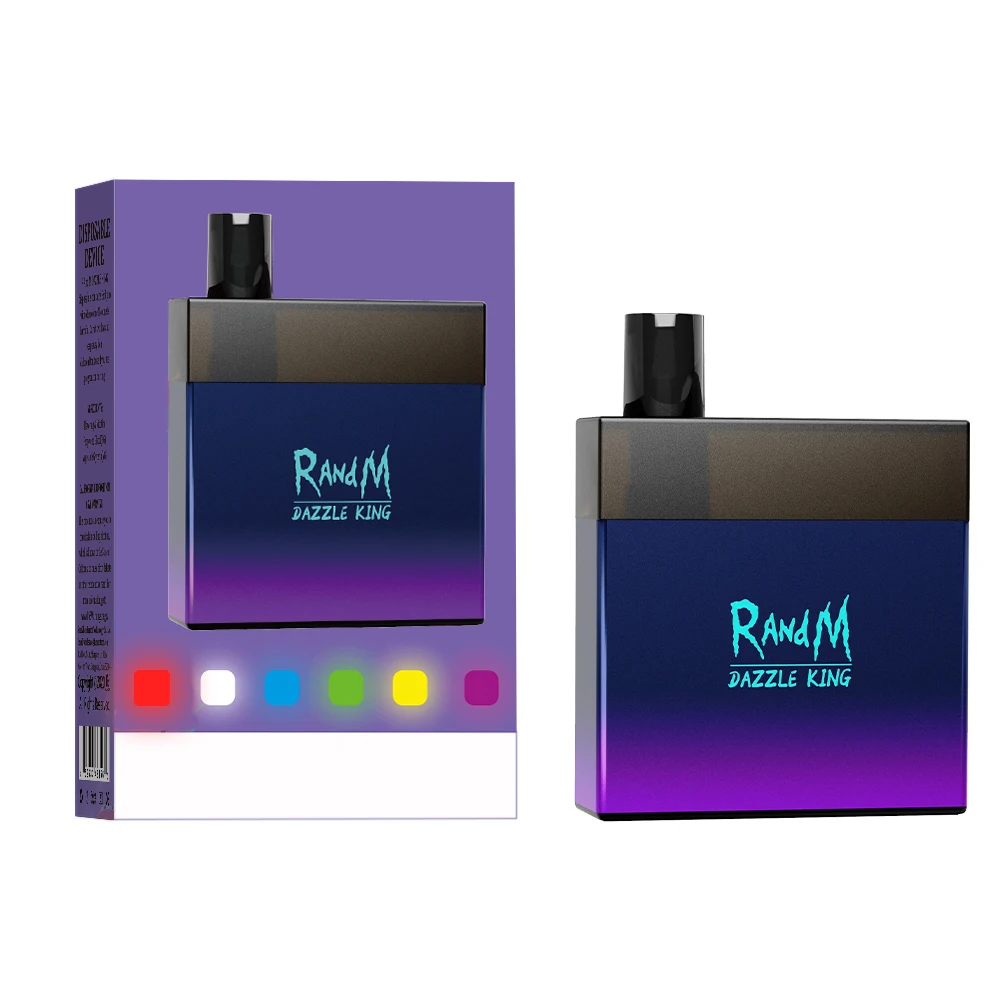 RandM Dazzle King RandM Dazzle King new box mod style with LED glow light for holiday gift, Customized color
RandM Dazzle King RandM Dazzle King new box mod style with LED glow light for holiday gift, Customized color