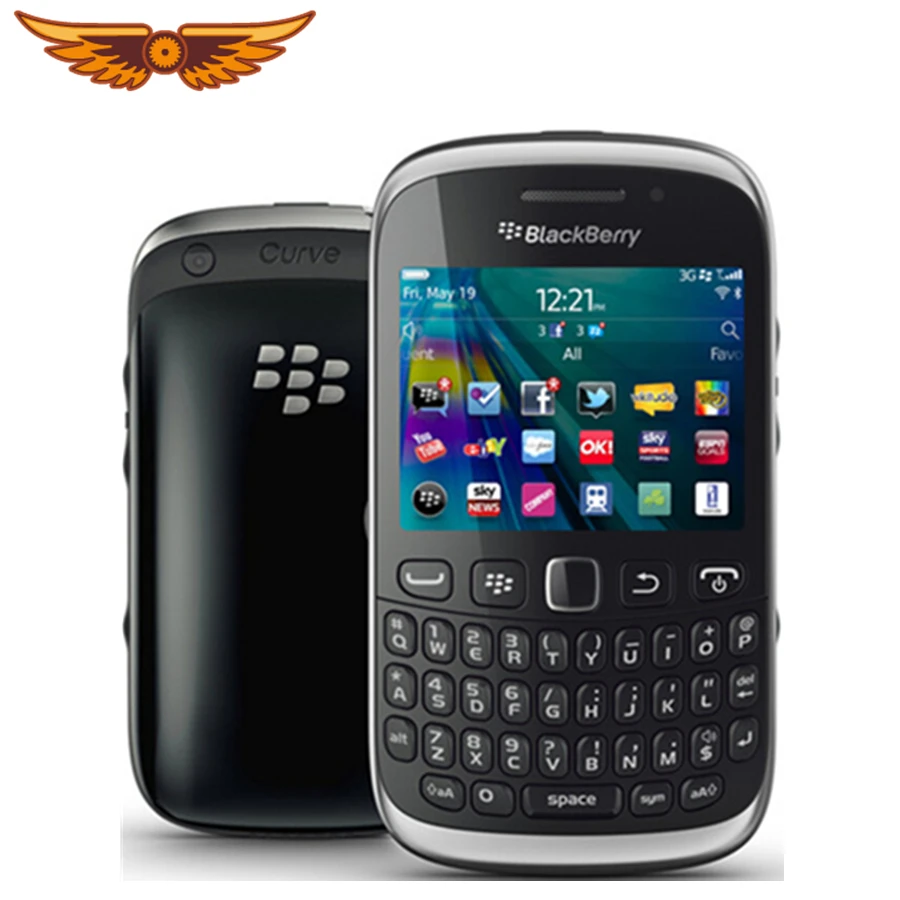 

For Curve 9320 Unlocked Phone GPS WIFI GSM 3G QWERTY Keyboard WIFI 512MB ROM 3.2MP Refurbished Mobile Phone