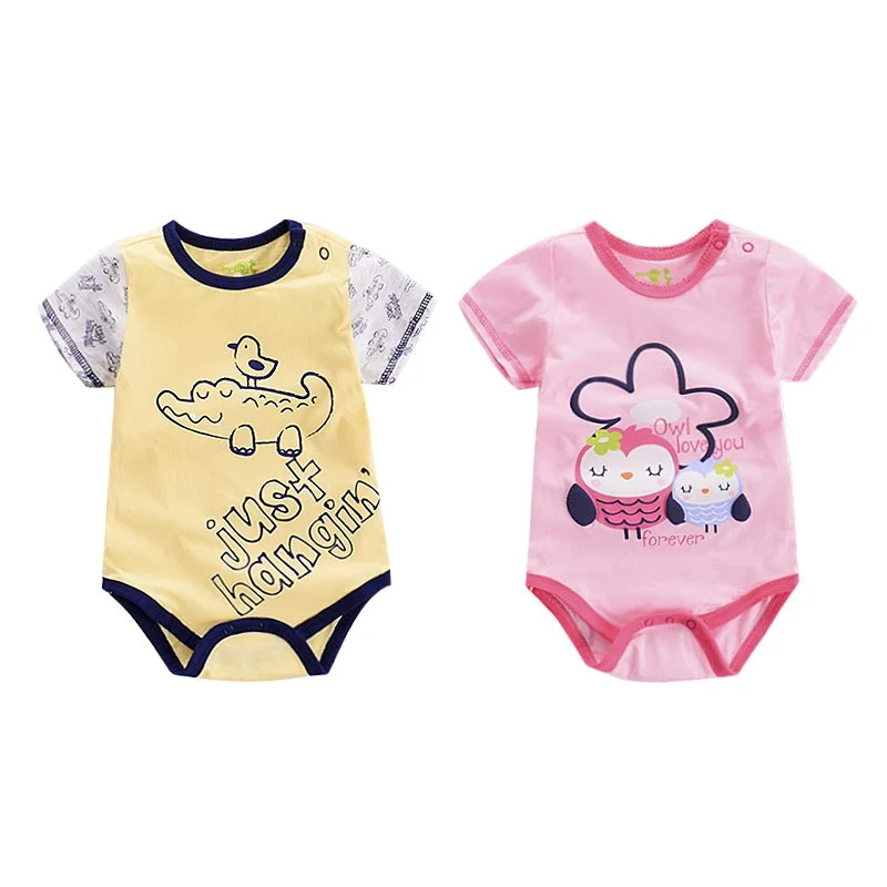 Open Account Wholesale Newborn Wear Cartoon Printing Cotton Baby Clothes Rompe Climbing Wear Summer, Picture
Open Account Wholesale Newborn Wear Cartoon Printing Cotton Baby Clothes Rompe Climbing Wear Summer, Picture