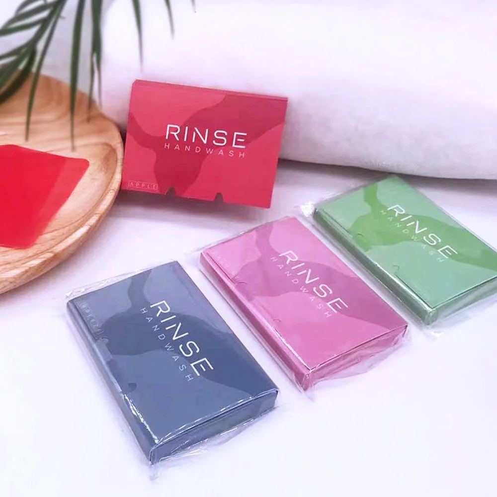 50pcs/100pcs Portable Customized Paper Soap Portable Hand Soap on The Go Soap Paper Sheets
50pcs/100pcs Portable Customized Paper Soap Portable Hand Soap on The Go Soap Paper Sheets