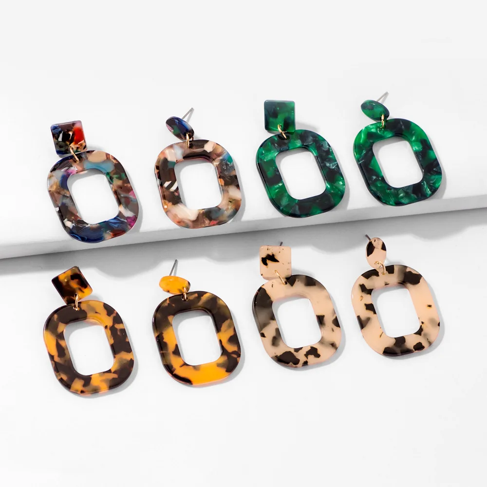 New Accessories Rainbow Acrylic Rectangle Shape Drop Earrings Transparent Acrylic Geometric Earring
New Accessories Rainbow Acrylic Rectangle Shape Drop Earrings Transparent Acrylic Geometric Earring