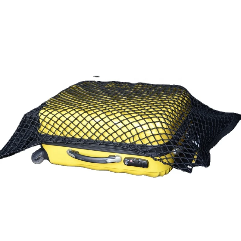 (JLROPE) Elastic Luggage cargo Net for 4x4 Car with cargo net plastic hooks