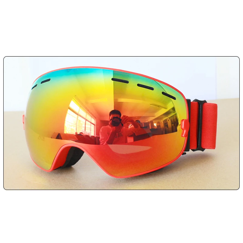 Ski Goggles factory stocks Custom logo color UV Protection mirror coated tinted lens Anti-Fog Snow sports Goggles Ski Goggles
Ski Goggles factory stocks Custom logo color UV Protection mirror coated tinted lens Anti-Fog Snow sports Goggles Ski Goggles