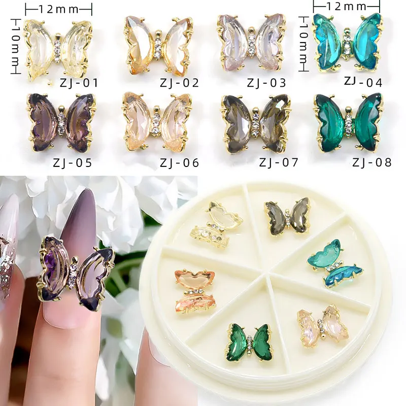 Nail Art Jewelry Three-dimensional Crystal Butterfly Transparent Symphony Shaped Hao Stone Diamond, Picture
Nail Art Jewelry Three-dimensional Crystal Butterfly Transparent Symphony Shaped Hao Stone Diamond, Picture