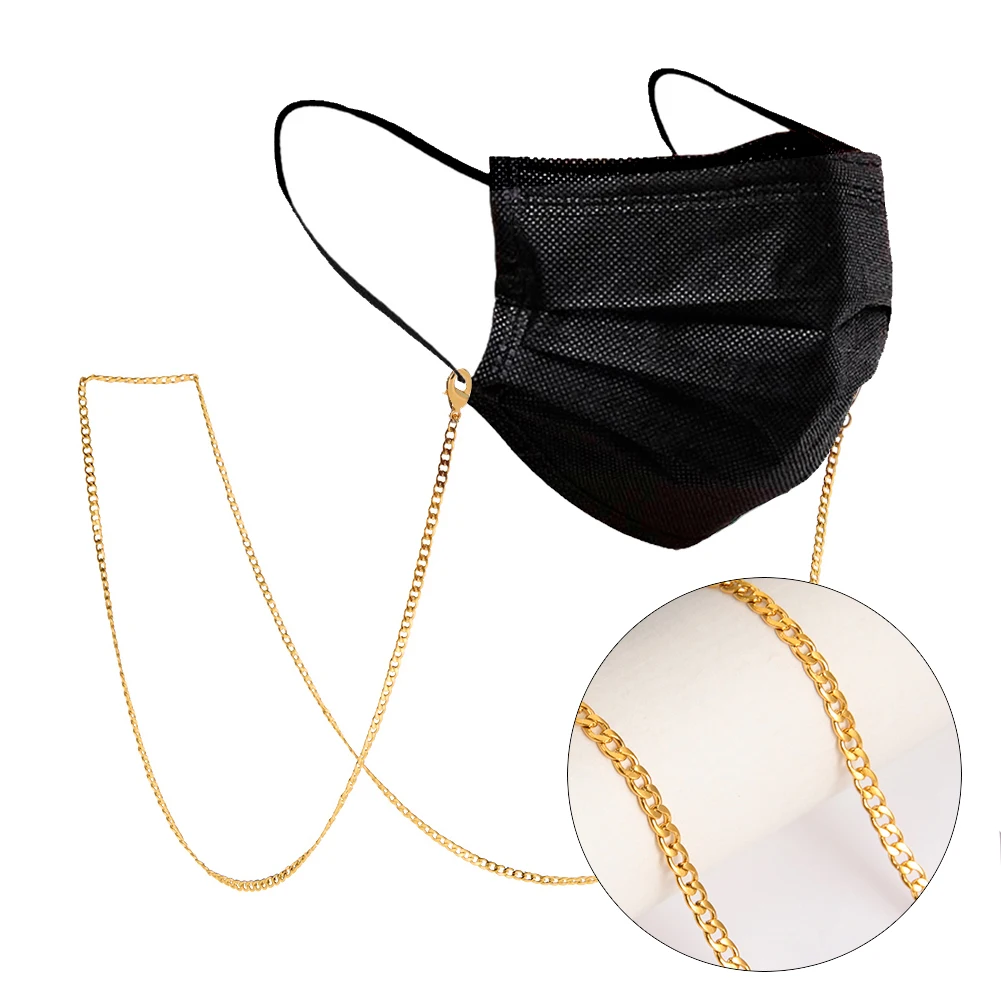 Thin Curb Eyeglass Mask Holder Chain Fashion Women Hanging Neck Chain Sunglasses Cord Anti-Slip Eyeglass Strap Accessories
Thin Curb Eyeglass Mask Holder Chain Fashion Women Hanging Neck Chain Sunglasses Cord Anti-Slip Eyeglass Strap Accessories