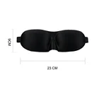 Comfortable Luxury Funny Fashion Korean Version Memory Foam Contoured Cup Sleep Covers 3D black Eye Mask