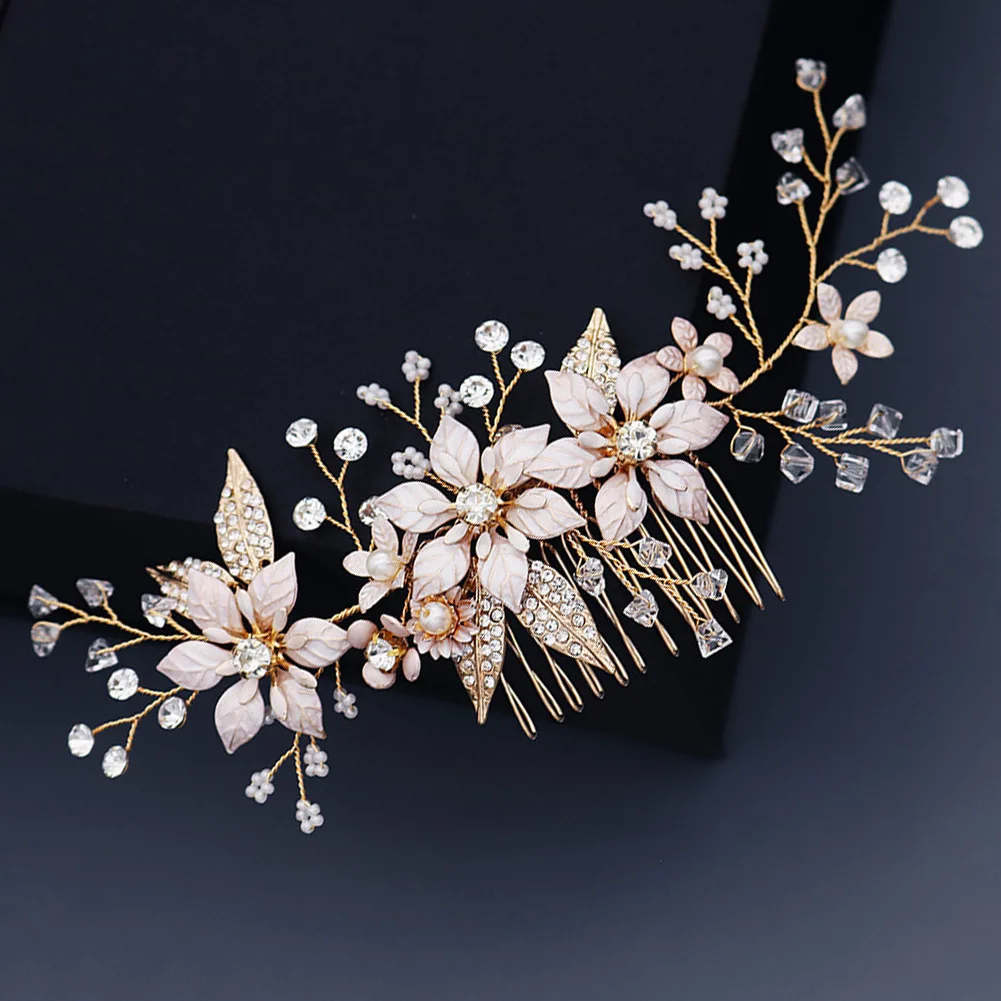Hot sale boutique handmade rhinestone crystal flower leaf comb bridal headdress hair accessories female Hair accessories, Kc gold
Hot sale boutique handmade rhinestone crystal flower leaf comb bridal headdress hair accessories female Hair accessories, Kc gold