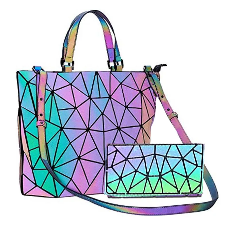 Flash Reflective Crossbody Bag for Women Geometric Luminous Handbags Sling Bags Set Purses and Handbags women hand bags
Flash Reflective Crossbody Bag for Women Geometric Luminous Handbags Sling Bags Set Purses and Handbags women hand bags