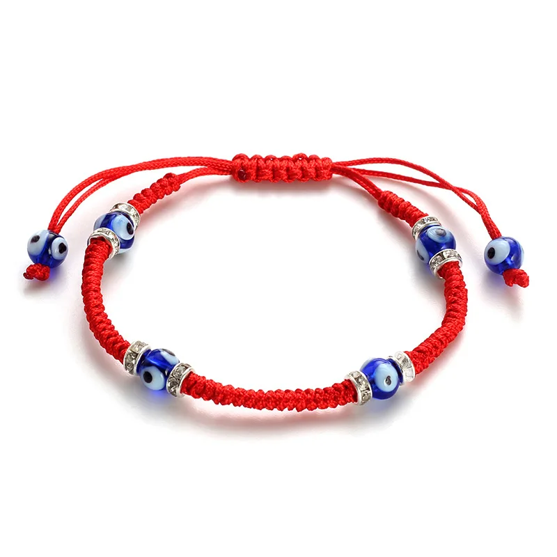 New Hotsale Design Adjustable Black Red Lucky Eyes Beads Bracelet Braid Thread Rope Evil Eyes Bracelet For Men Women
New Hotsale Design Adjustable Black Red Lucky Eyes Beads Bracelet Braid Thread Rope Evil Eyes Bracelet For Men Women