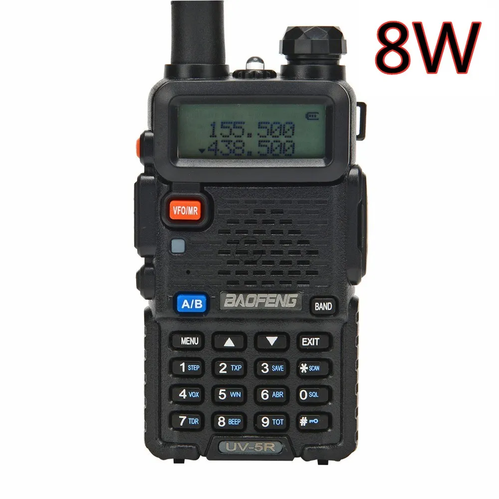 

Baofeng UV-5R Walkie Talkie UV5R CB Radio Station 8W 10KM 128CH VHF UHF Dual Band UV 5R Two Way Radio for Hunting Ham Radios