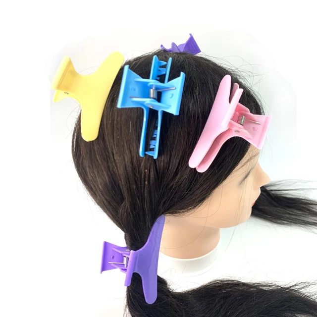 Professional multi-purpose durable plastic cute butterfly hairpin, Pink, purple, sky blue, yellow
Professional multi-purpose durable plastic cute butterfly hairpin, Pink, purple, sky blue, yellow