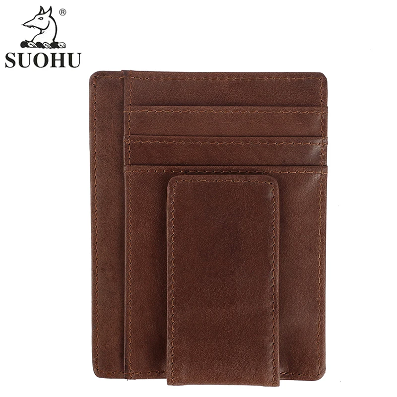 Slim Leather Wallet Card Holder Money Clips Rfid Blocking Minimalist Leather Card Holder With Money Clip, Customized color
Slim Leather Wallet Card Holder Money Clips Rfid Blocking Minimalist Leather Card Holder With Money Clip, Customized color