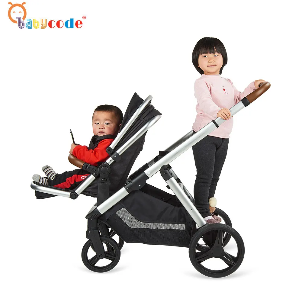 two child stroller