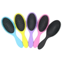 

Factory bristle wet & dry detangling hair Brush soft cushion nylon wet hair brush