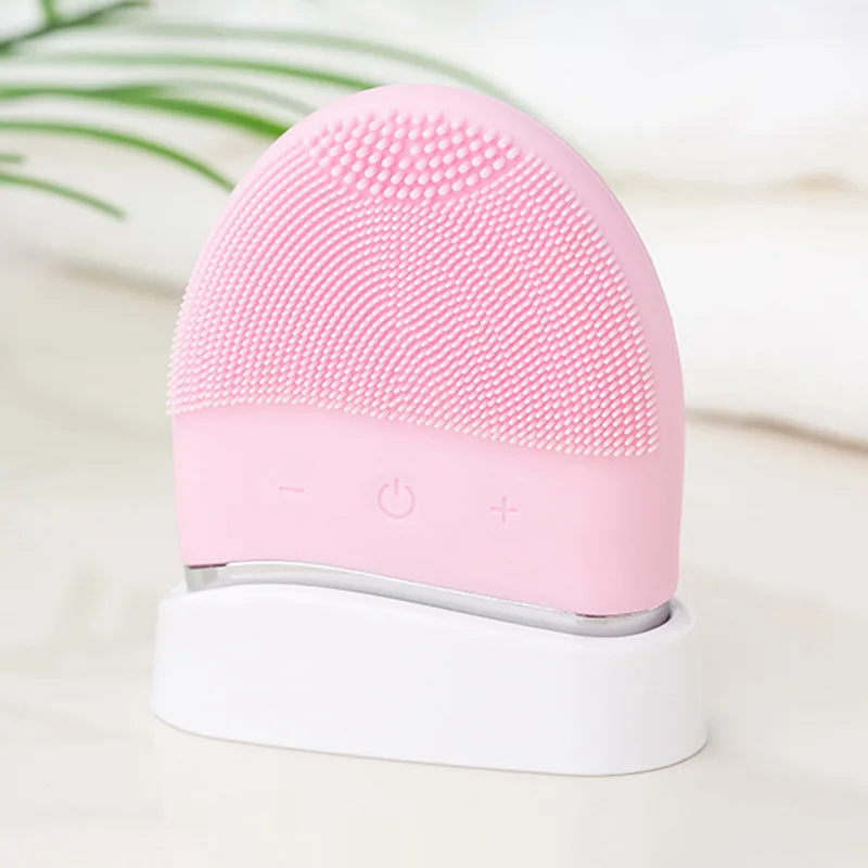 Ultrasonic Electric Face Cleansing Brush Silicone Wash Instrument Deep Pore Cleaning Facial Vibration Massage Relaxation Tool
Ultrasonic Electric Face Cleansing Brush Silicone Wash Instrument Deep Pore Cleaning Facial Vibration Massage Relaxation Tool
