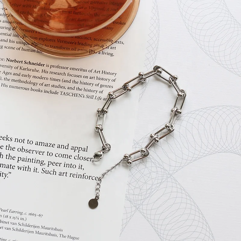 Simple Bracelets Women Bracelet Stainless Steel Women Jewelry U Shape link Bracelet, Gold/silver/rose gold
Simple Bracelets Women Bracelet Stainless Steel Women Jewelry U Shape link Bracelet, Gold/silver/rose gold