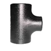 ANSI A234 WPB Butt-welded ANSI A234 WPB equal tee seam welding melt pipe fitting reducing equal tee