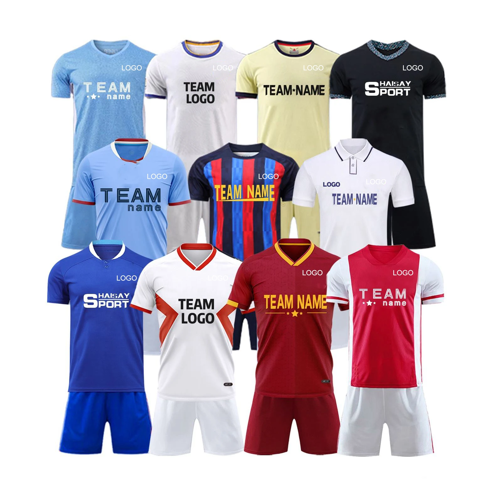 2022 -2023 Wholesale Soccer Team Jerseys Uniform Set Custom Club Logo Football Jersey
2022 -2023 Wholesale Soccer Team Jerseys Uniform Set Custom Club Logo Football Jersey