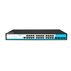 Snmp Port Support QoS VLAN SNMP LACP Layer2 WEB System Managable Gigabit Network Switch With 24 Port And SFP Port