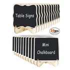 Wood Hot Sale Memo Board Tabletop Mini Blackboard Home Decoration Wooden Message