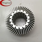 Extrusion Round Customized Extruded Cob Led Aluminium Heat sink Heatsink with High Quality