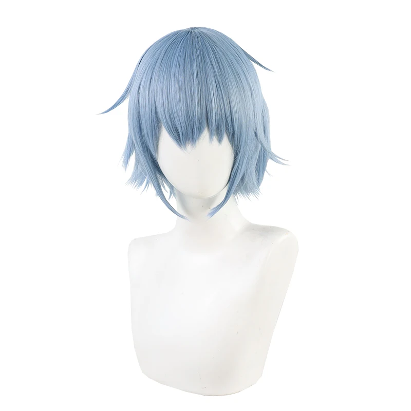 Pale Blue Hair Anime Comic Exhibition Cosplay Halloween Hair COS Ombre Wigs Cool Men Hair, Pic showed
Pale Blue Hair Anime Comic Exhibition Cosplay Halloween Hair COS Ombre Wigs Cool Men Hair, Pic showed