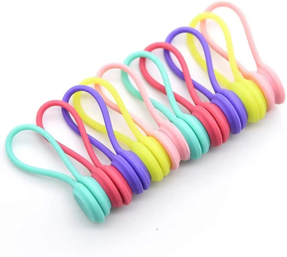 Wholesale Multi Colors for Headphones/Date USB Cable Magnetic Cable Winder Silicone Magnetic Twist Ties, As pictures
Wholesale Multi Colors for Headphones/Date USB Cable Magnetic Cable Winder Silicone Magnetic Twist Ties, As pictures