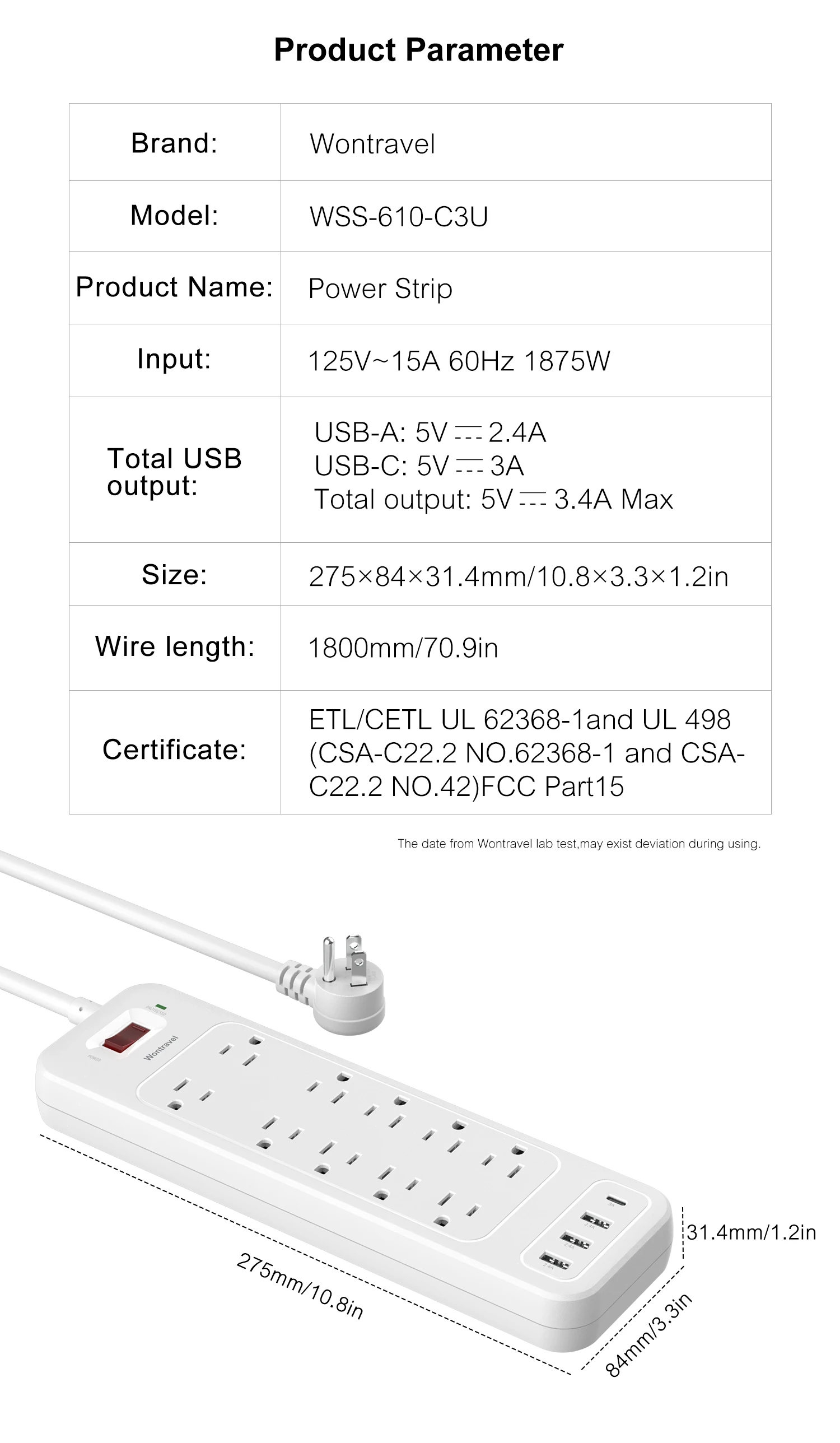 WSS-610-C3U-