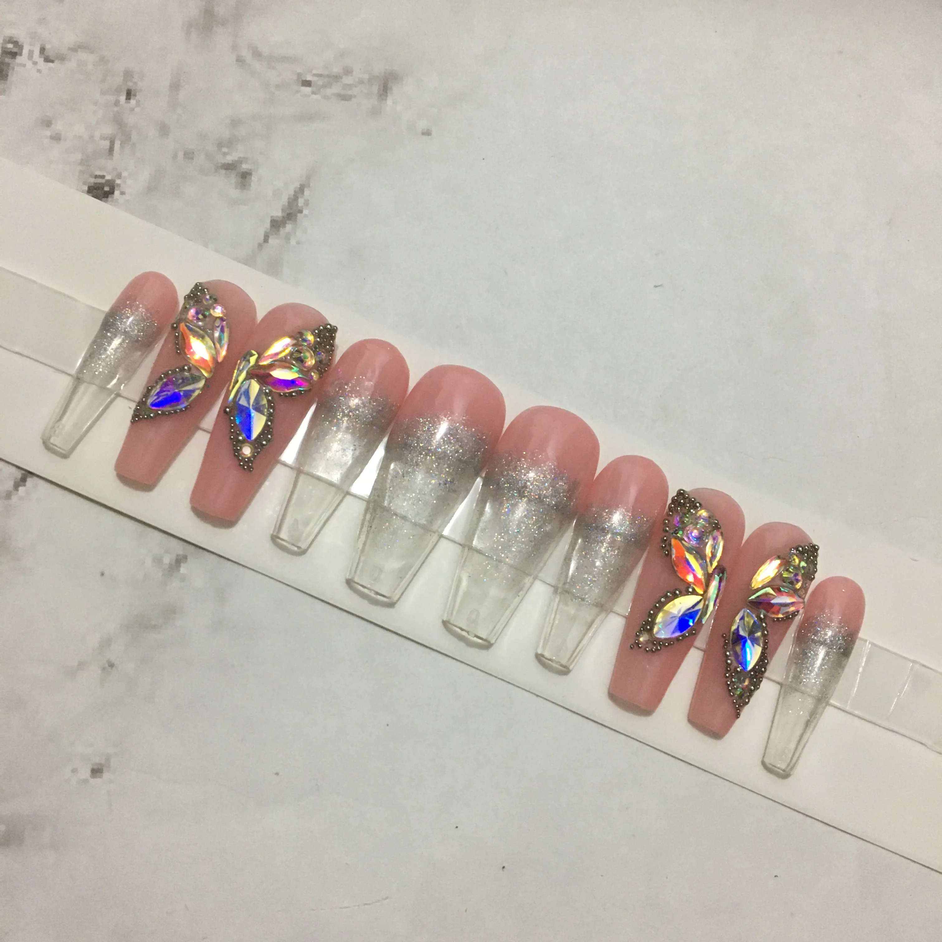 H-219 New Design Wholesale Hand Made Brand Logo Custom wholesale false nails gel nail press on nails, Customers' requirements
H-219 New Design Wholesale Hand Made Brand Logo Custom wholesale false nails gel nail press on nails, Customers' requirements